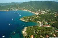 Isola d'Elba: golfo e spiaggia della Biodola