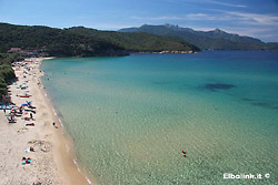 Spiaggia La Biodola all'isola d'Elba